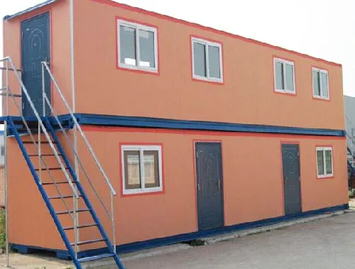 二层集装箱房建造