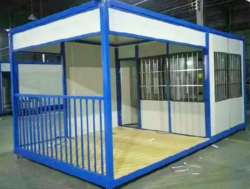 集装箱房建造中